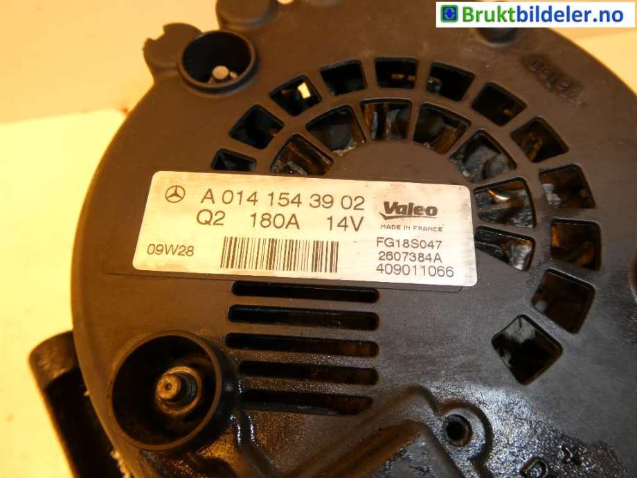 Dynamo til Mercedes GLK 2008-2015 (X204) (X204) (MERCEDES|A 014 154 39 02|)