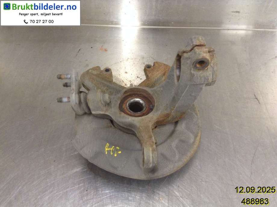 Hjulspindel høyre foran til VW Polo 2014-2017 (Type V, Fase 2)  (VOLKSWAGEN|6Q0 407 256 AC||6RD 407 621 A)
