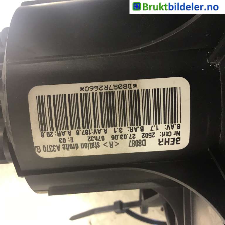 Varmeapparat motor til Opel Zafira B 2005-2011  (OPEL||D8087)
