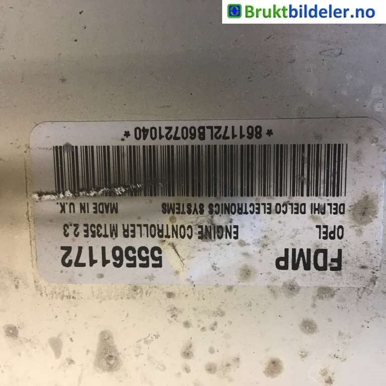 Styreenhet motor til Opel Zafira B 2005-2011  (OPEL|55561172|MT35E 2.3|)