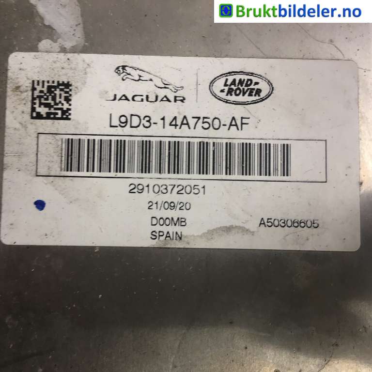 DCDC converter elbil til Jaguar I-PACE 2018-->> (JAGUAR|T4K16323|2910372051|L9D3-14A750-AF)