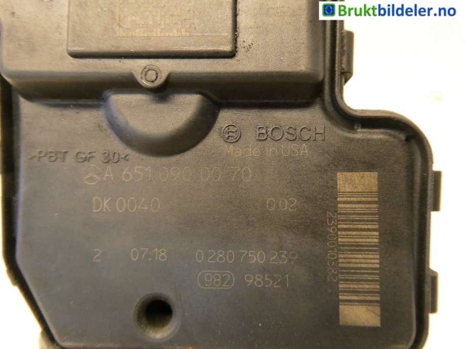 Spjeldhus til Mercedes GLK 2008-2015 (X204) (X204) (MERCEDES|A 651 090 04 70|0 280 750 239|A 651 090 00 70)