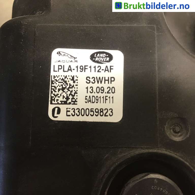 Høyttaler motorlyd, AVAS (Acoustic Vehicle Alerting System) til Jaguar I-PACE 2018-->>  (JAGUAR|T4A42266|E330059823|LPLA-19F112-AF)