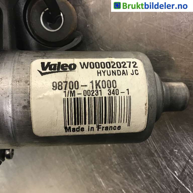 Viskermotor bakrute til Hyundai Ix20 2010-2017  (HYUNDAI|98700 1K000|W000020272|)