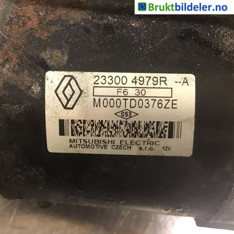 Starter til Nissan Qashqai 2014-2021 (Type II)  (NISSAN|233004979R|M000TD0376ZE|)
