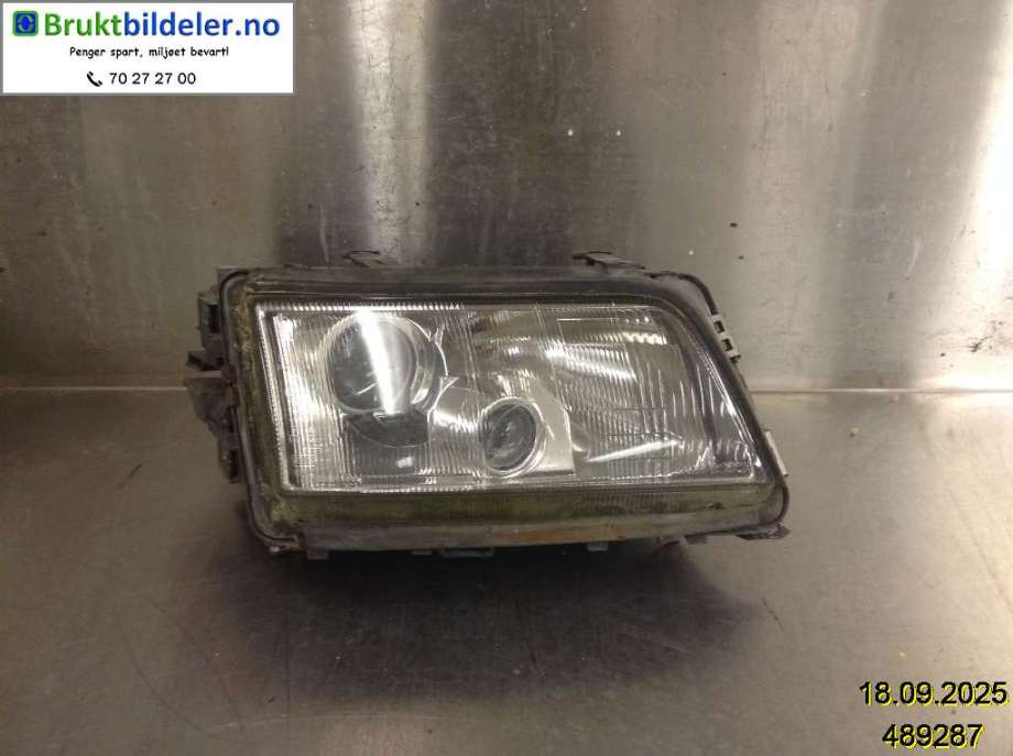 Frontlykt høyre halogen til Audi A8, 1995-2002 (Type I) (AUDI|4D0 941 003 E)