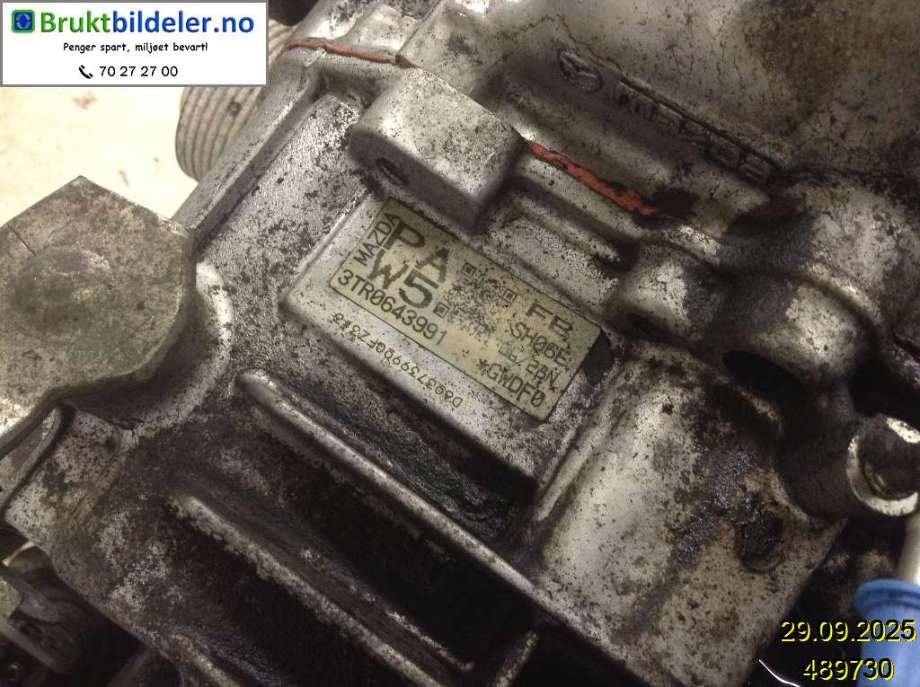 Girkasse automat til Mazda 6 2013-2015 (Type III, Fase 1)  (MAZDA|GWDF03000||3TR0643991)