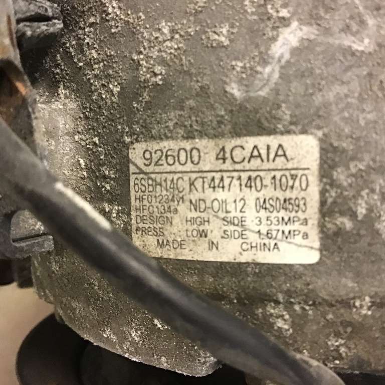 Aircondition kompressor til Nissan X-Trail 2014-2022 (T32) (T32) (NISSAN|926004CA0A|KT447140-1070|6SBH14C)