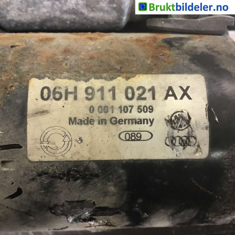 Starter til Audi A4 2007-2014 (Type IV) (B8) (B8) (AUDI|06H 911 021 AX|0 001 107 509|)