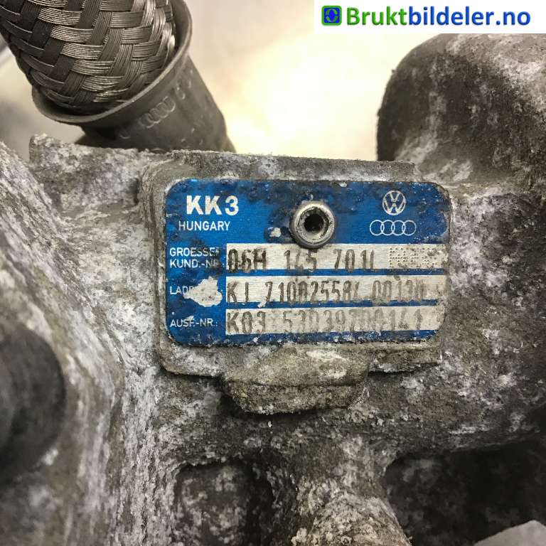 Turbo til Audi A4 2007-2014 (Type IV) (B8) (B8) (AUDI|06H 145 701 L|K03-53039700141|)