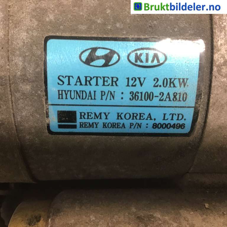 Starter diesel til Hyundai i40 2012-2017  (HYUNDAI|361002A810|8000496|)