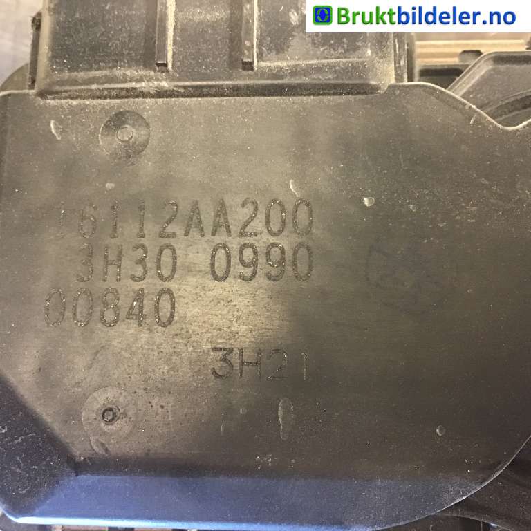 Spjeldhus til Subaru Outback 2007-2009 (Type III, Fase 2)  (SUBARU|16112AA200|3H30 0990|)