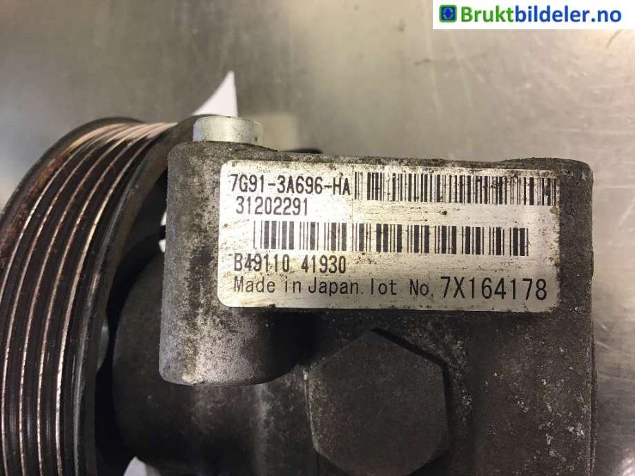 Servo pumpe mekanisk til Volvo V70, 2007-2013 (Type III, Fase 1)  (VOLVO|31202291)
