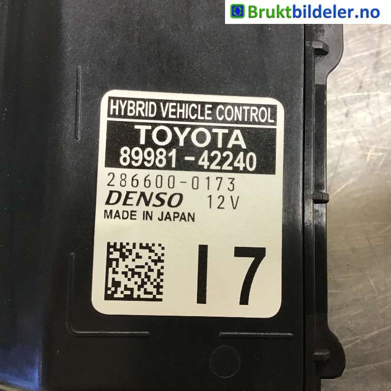 Styreenhet diverse til Toyota RAV4 2019-->> (Type V)  (TOYOTA|89981-42240|286600-0173|)