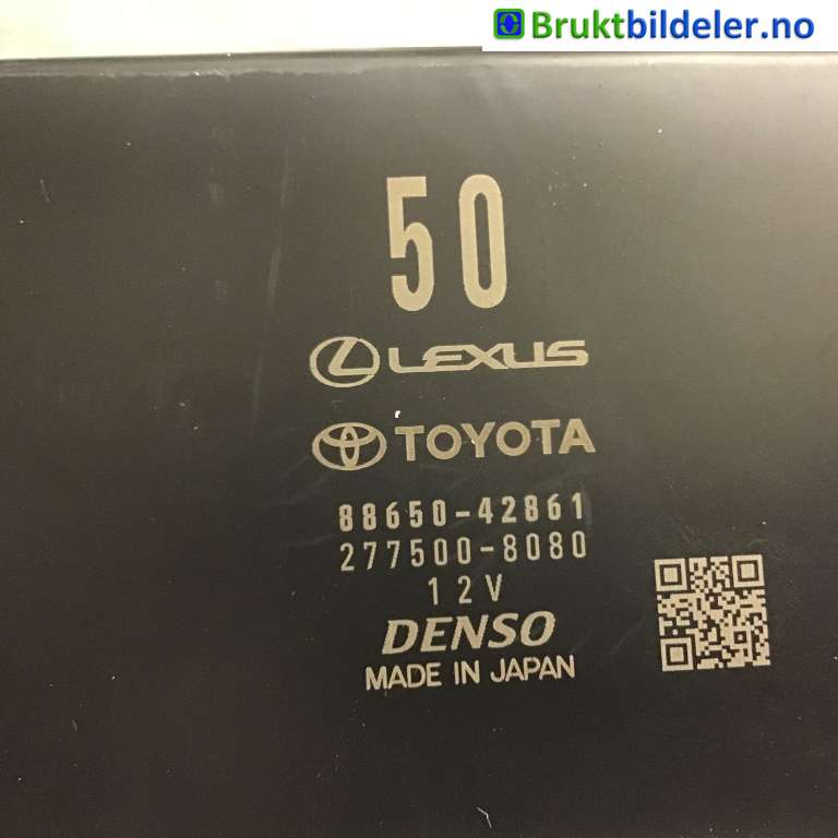 Styreenhet diverse til Toyota RAV4 2019-->> (Type V)  (TOYOTA|88650-42861|277500-8080|)