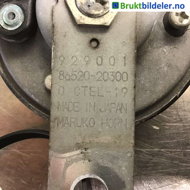 Horn/signalhorn til Toyota RAV4 2019-->> (Type V)  (TOYOTA|86520-20300|929001|)