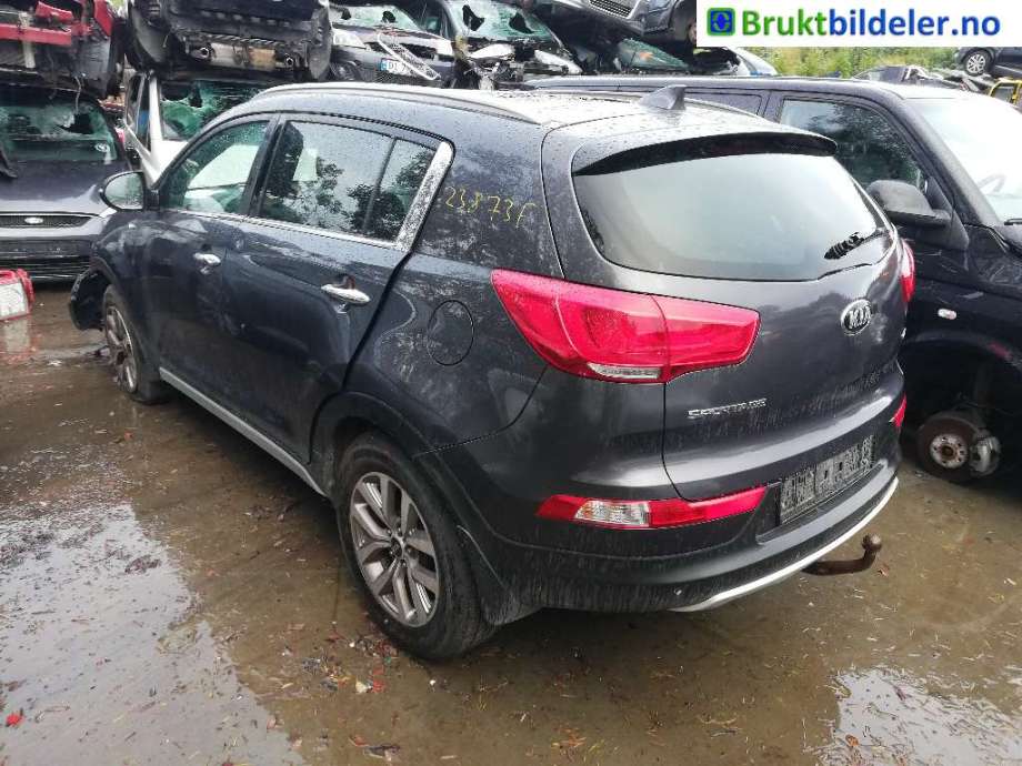Støtfanger bak til Kia Sportage 2010-2016 (Type III)  (KIA|)