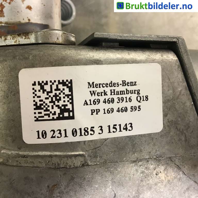 Rattaksel til Mercedes B-Klasse 2008-2011 (Fase 2) (W245) (W245) (MERCEDES|A 169 460 39 16|PP 169 460 595|)