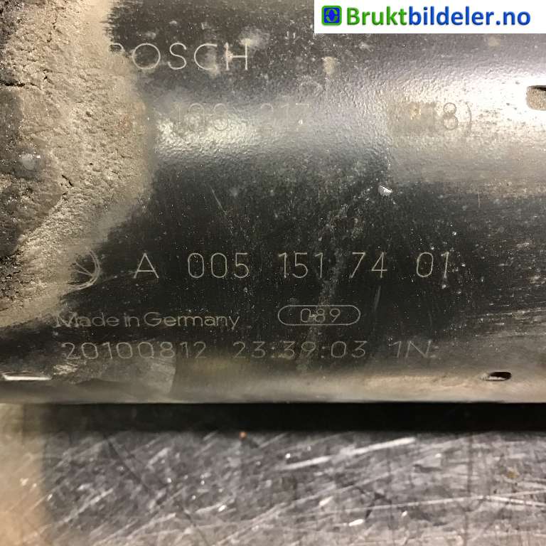 Starter diesel til Mercedes B-Klasse 2008-2011 (Fase 2) (W245) (W245) (MERCEDES|A 005 151 74 01|0 001 108 217|)
