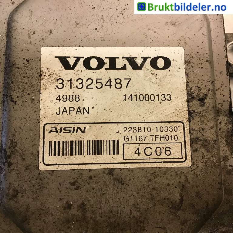 Styreenhet girkasse til Volvo V60/V60 CC 2013-2018 (Type I, Fase 2)  (VOLVO|31325487|223810-10330|)