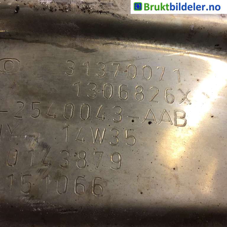 Partikkelfilter til Volvo V60/V60 CC 2013-2018 (Type I, Fase 2)  (VOLVO|31370071|1306826X|)