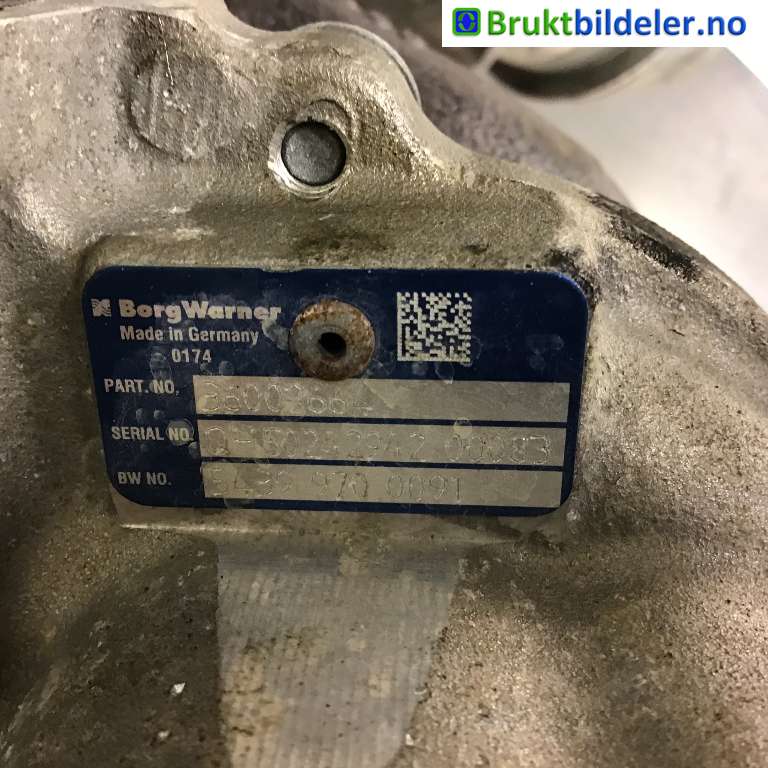 Turbo til Volvo V60/V60 CC 2013-2018 (Type I, Fase 2)  (VOLVO|31293086|1000 970 0017|36002757)