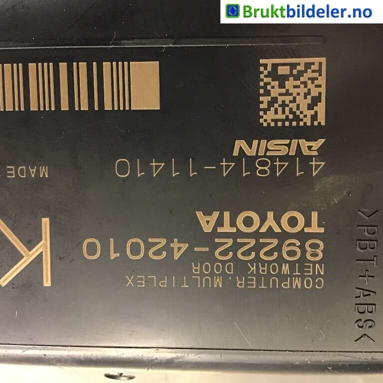 Styreenhet elektrisk bakluke til Toyota RAV4 2019-->> (Type V)  (TOYOTA|89222-42010|414814-11410|)