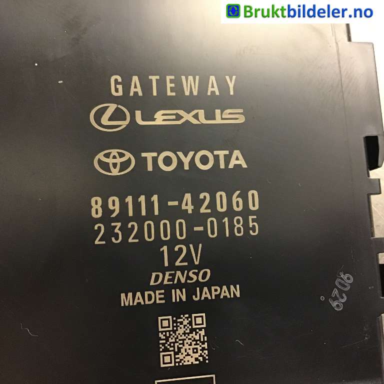 Styreenhet diverse til Toyota RAV4 2019-->> (Type V)  (TOYOTA|89111-42060|232000-0185|)