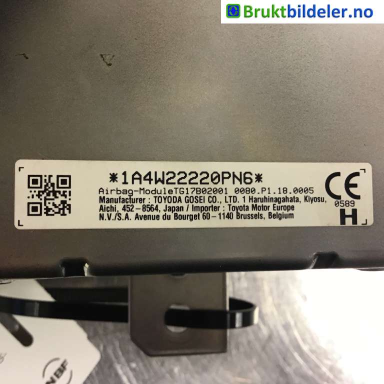 Airbag passasjer til Toyota RAV4 2019-->> (Type V)  (TOYOTA|7396042110|TG17B02001|)