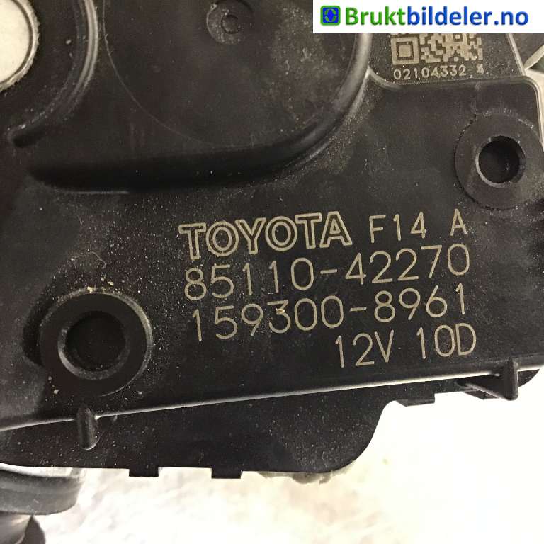 Viskermotor frontrute til Toyota RAV4 2019-->> (Type V)  (TOYOTA|85110-42270|159300-8961|)