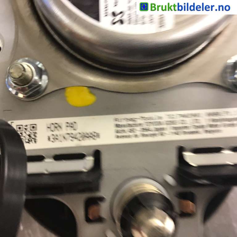Airbag rattpute til Toyota RAV4 2019-->> (Type V)  (TOYOTA|45130-12E40-C0|3A1N79420AAB|)