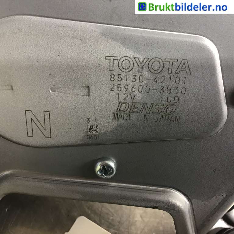 Viskermotor bakrute til Toyota RAV4 2019-->> (Type V)  (TOYOTA|85130-42101|259600-3850|)