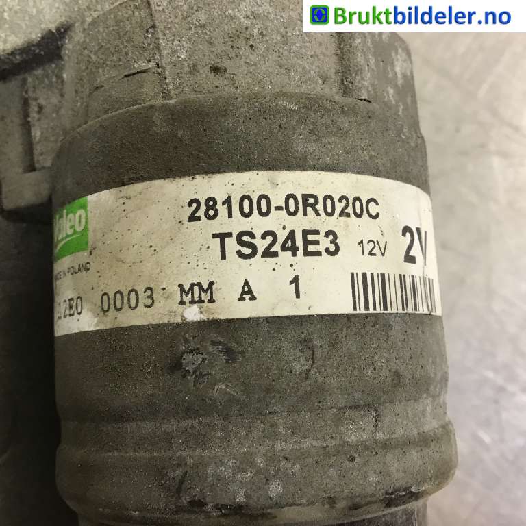 Starter diesel til Toyota Avensis 2009-2015 (Type III, Fase 1) (TOYOTA|28100-0R020C|TS24E3|)
