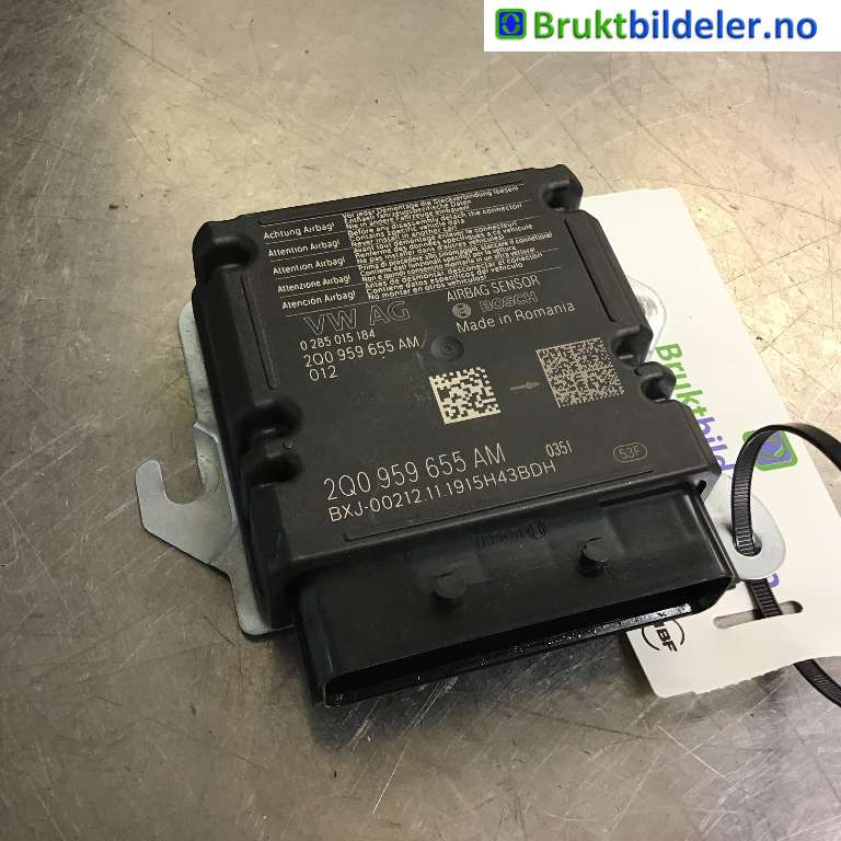 Airbag elektronikk til Audi A1, 2018-->> (Type II)  (AUDI|2Q0 959 655 AM)