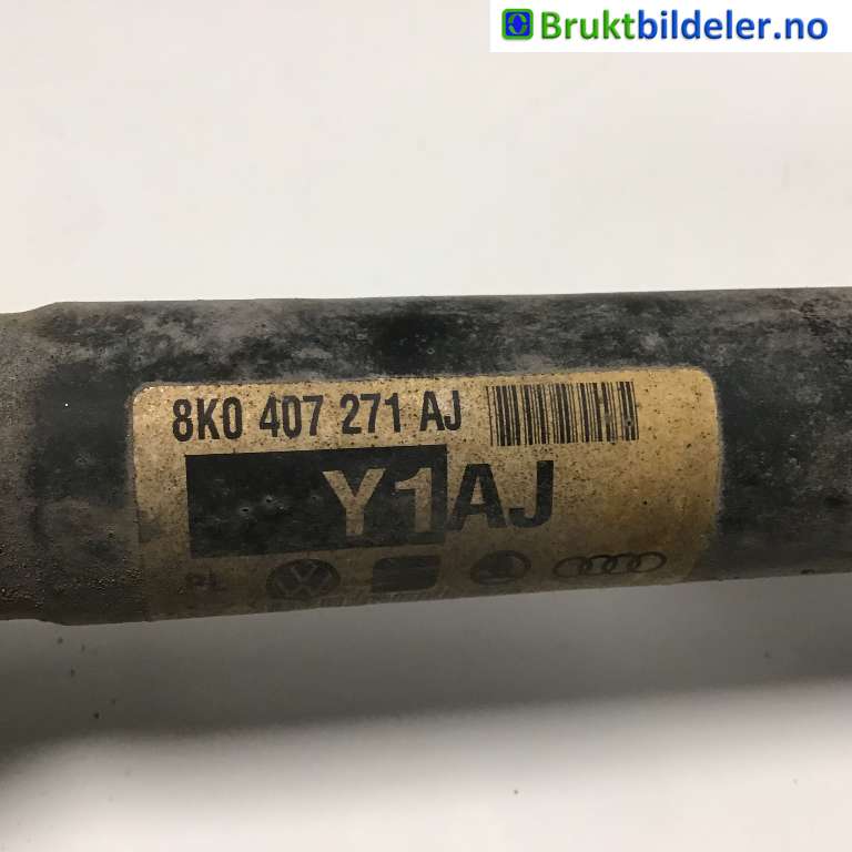Drivaksel høyre foran til Audi A5 2007-2016 (Type I)  (AUDIA5 SPORTBACK|8K0 407 71 AJ|)