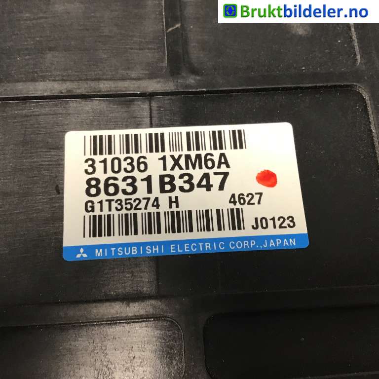 Styreenhet girkasse til Mitsubishi Outlander 2015-->> (Type III, Fase 2) (MITSUBISHI|8631B347|31036 1XM6A|)