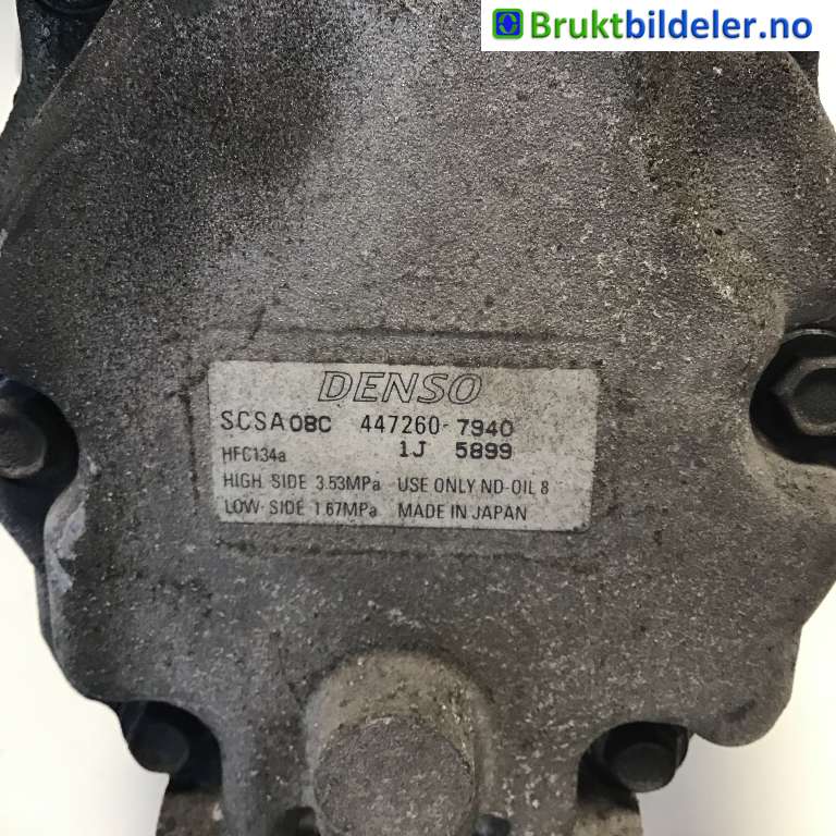 Aircondition kompressor til Subaru Outback 2007-2009 (Type III, Fase 2)  (SUBARU|73111AG030|447260-7940|)