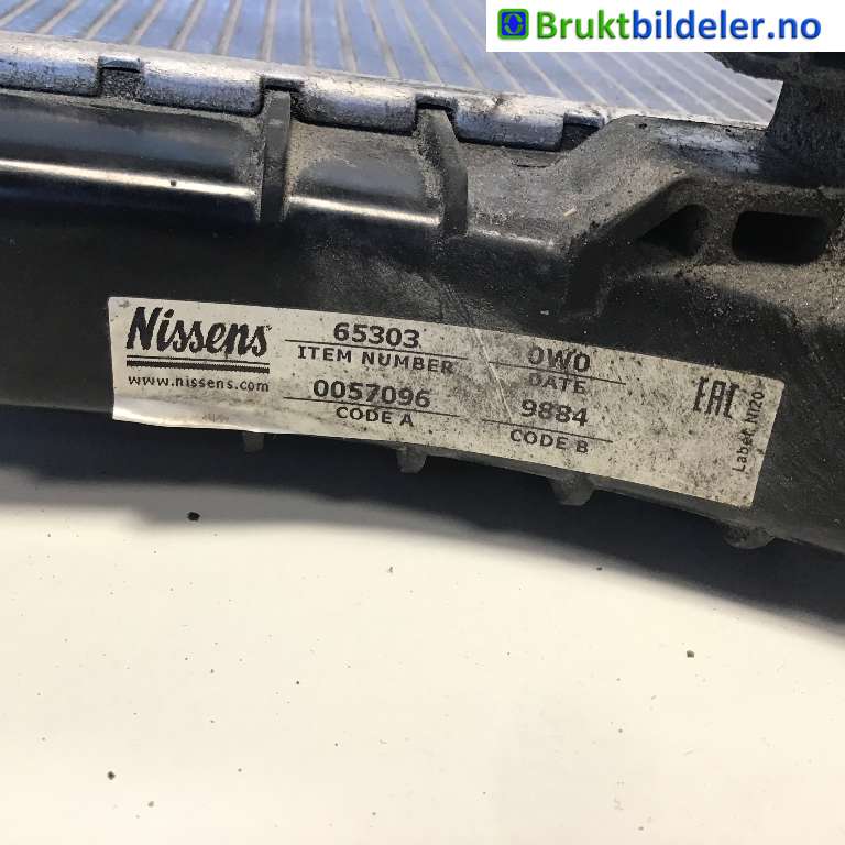 Radiator (automat gir) til Škoda Superb 2015-->> (Type III)  (SKODA|5Q0 121 251 EM|65303|)
