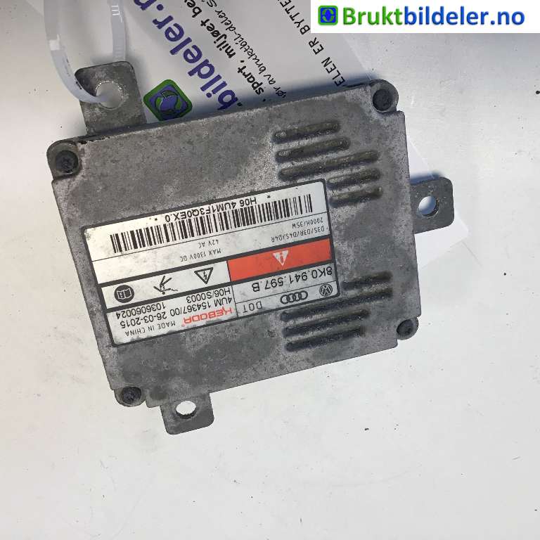 Styreenhet xenon/ballast til Škoda Superb 2015-->> (Type III)  (SKODA|8K0 941 597 B|4UM 154367/00|)