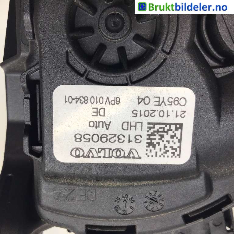 Pedal gass til Volvo S60 2014-2019 (Type II, Fase 2)  (VOLVO|31329058|6PV010834-01|C95YE 04)