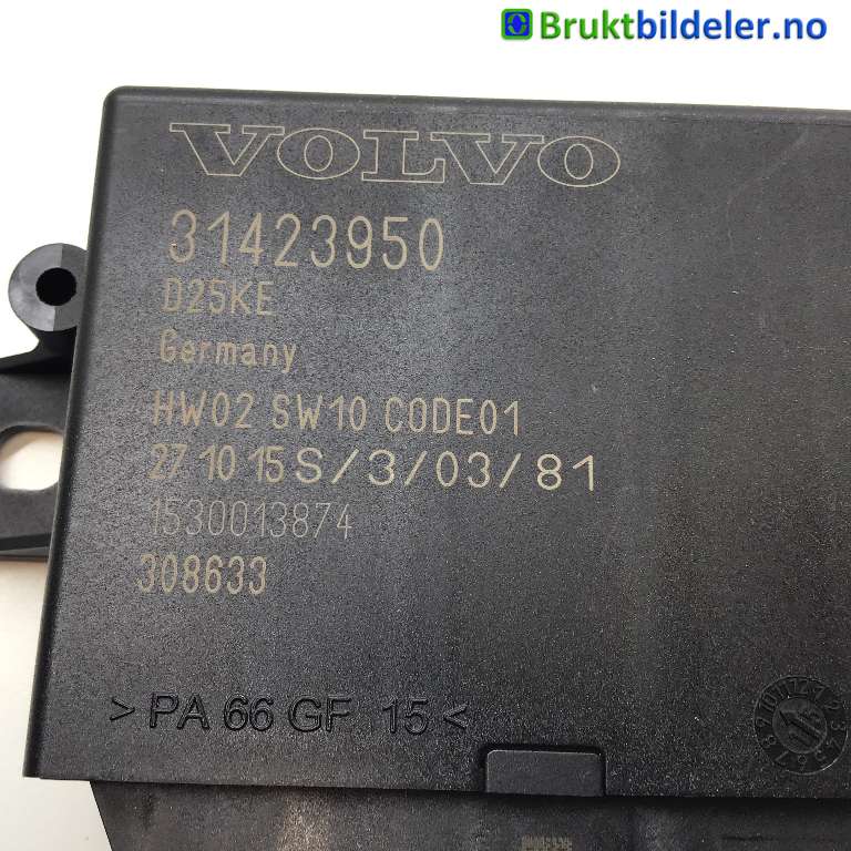 Styreenhet parkering til Volvo S60 2014-2019 (Type II, Fase 2) (VOLVO|31423950|1530013874|)