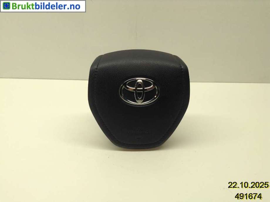Airbag rattpute til Toyota RAV4 2016-2019 (Type IV, Fase 2) (TOYOTA|45130-42210-C0|)