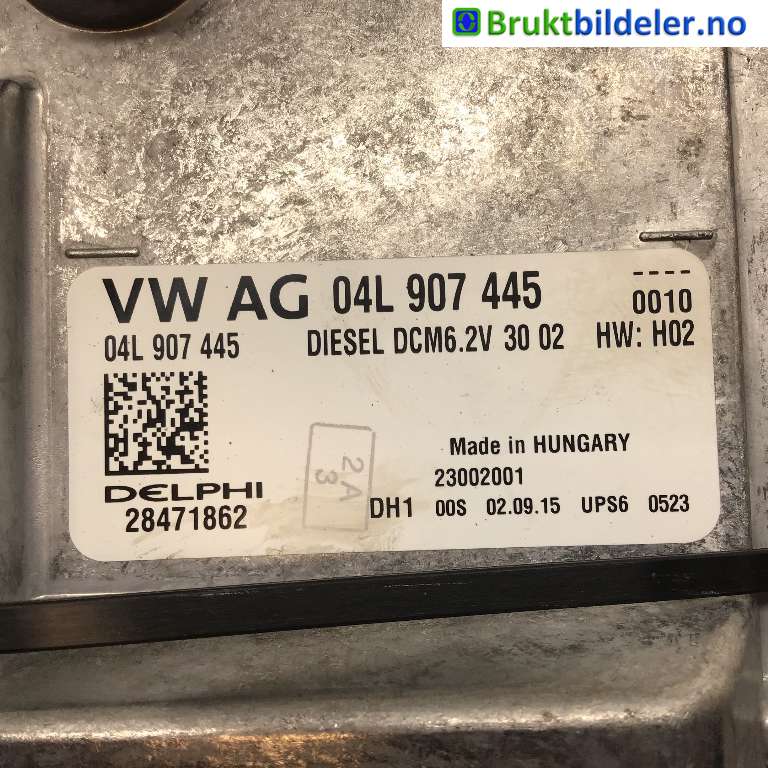 Styreenhet motor til VW Transporter / Caravelle 2015-2019 (T6) (T6) (VOLKSWAGEN|04L 907 445|28471862|)