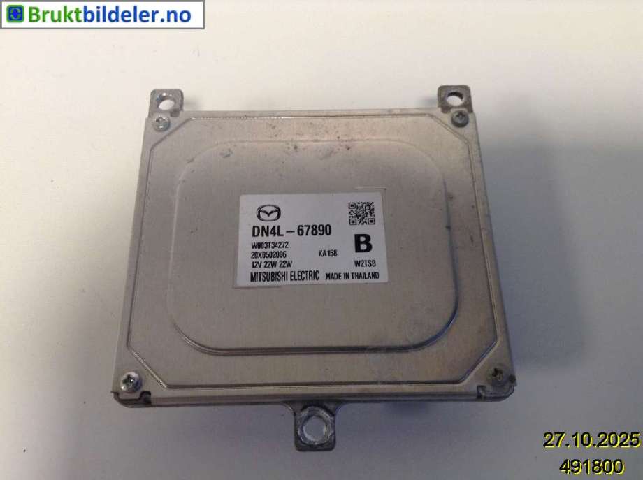 Styreenhet xenon/ballast til Mazda MX-30 2020-->>  (MAZDA|DN4L-67-890|W003T34272|)