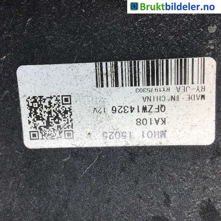 Kjølevifte til Mazda MX-30 2020-->>  (MAZDA|MH01 15025|500.1598-07|)