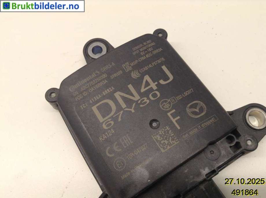 Sensor radar til Mazda MX-30 2020-->>  (MAZDA|DN4J-67Y30|A2C7752250300|)