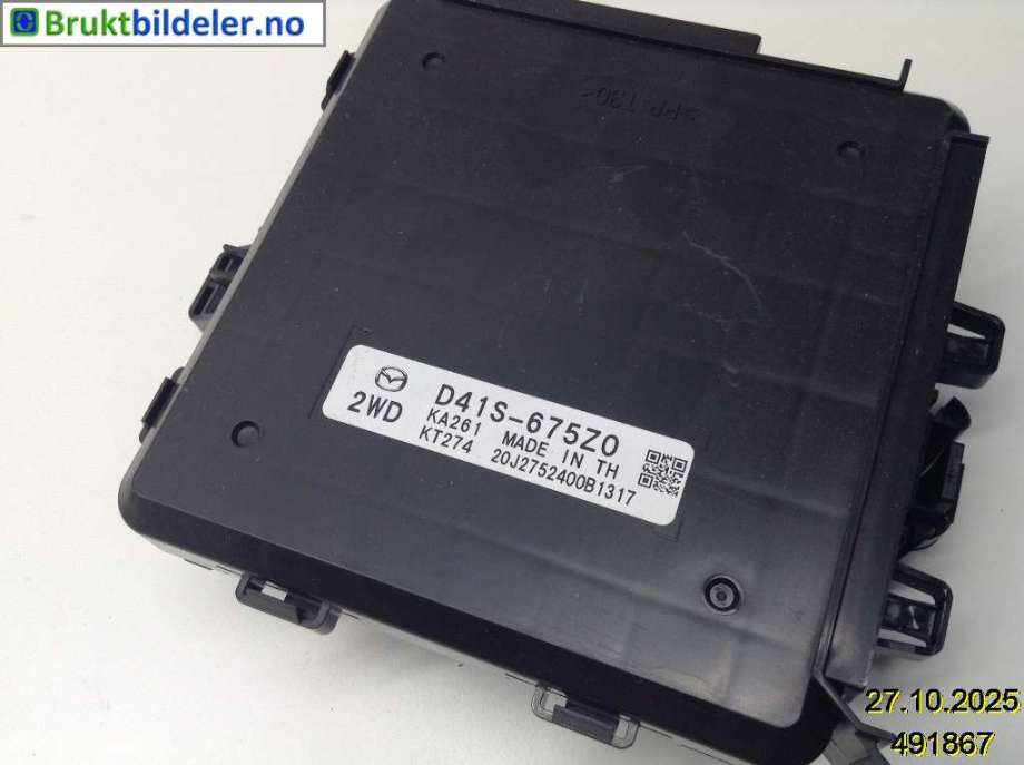 Styreenhet comfort (BCM) til Mazda MX-30 2020-->>  (MAZDA|D41S-675Z0|)