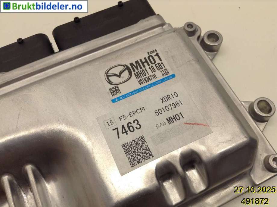Styreenhet diverse til Mazda MX-30 2020-->>  (MAZDA|MH01-186B1|V0T93471H|)