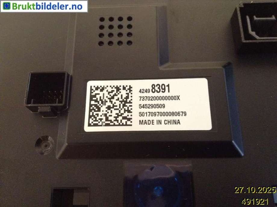 Instrument kjørecomputer til Opel Mokka 2012-2016 (Type I, Fase 1) (OPEL|42498391|545290509|)