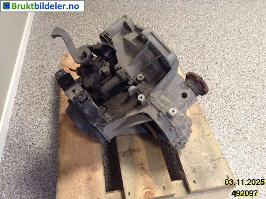 Girkasse manuell til VW Polo 2009-2014 (Type V, Fase 1)  (VOLKSWAGEN|02T 300 020 S|MGZ|)